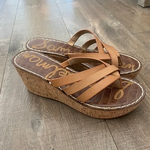 Platform wedge sandal